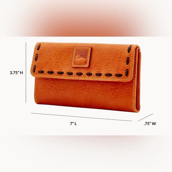 Dooney and Bourke Florentine Wallet in SLATE - Picture 7 of 8